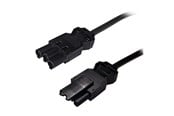 Strömkabel (extern) - Deltaco - power extension cable - GST18i3 to GST18i3 - 1 m - DEL-118E1