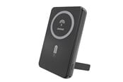 PowerBank - Dudao Powerbank K14S+ 10000mAh 20W USB-A / USB-C / MagSafe with stand - black PowerBank - Svart - 10000 mAh - 6976625332939
