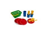 Lekkök och tillbehör - Dantoy Classic dinner and basket set - 4386