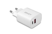Mobile - Adapters & Chargers - Lindy 20W USB Type A & C Charger - 73413