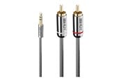 Ljudkabel - Lindy Cromo Line audio cable - 1 m - 35333