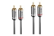 Ljudkabel - Lindy Cromo Line audio cable - 1 m - 35345