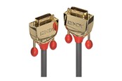 Displaykabel - Lindy Gold - DVI cable - DVI-D to DVI-D - 50 cm - 36200