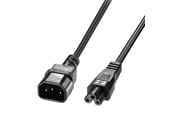 Strömkabel (extern) - Lindy C5 to C14 Mains Cable - 2m - 30341