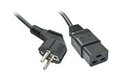 Strömkabel (extern) - Lindy Schuko to C19 Mains Cable - 2m - 30344