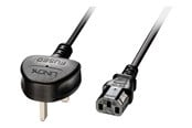Strömkabel (extern) - Lindy - power cable - power IEC 60320 C13 to BS 1363 - 5 m - 30435