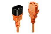 Strömkabel (extern) - Lindy - power extension cable - power IEC 60320 C13 to IEC 60320 C14 - 1 m - 30474