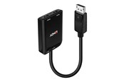 Displaykabel - Lindy - video/audio splitter - MST hub DisplayPort - 2 ports - 38433