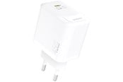 Mobile - Adapters & Chargers - Dudao A28 45W GaN USB-C Wall Charger - White - 6976625334247