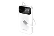 PowerBank - Dudao K31 10000 mAh 22.5W PD Powerbank with Built-in Cable - White PowerBank - Vit - 10000 mAh - 6977196682003