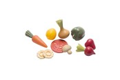 Lekkök och tillbehör - Dantoy Green Gadren Fruit and vegetables 10 pcs - 4742