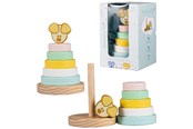 Babyleksaker - Rubo Toys - Woezel en Pip Pip Baby Stacking Tower 7-piece. - 2008738