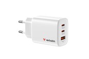 Mobile - Adapters & Chargers - Verbatim Essentials GaN Charger 65W EU plug White - 32353
