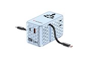 Mobile - Adapters & Chargers - Verbatim 70W 2C Retractable Universal Travel Adapt - 30187