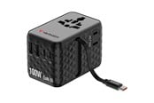 Mobile - Adapters & Chargers - Verbatim Charge ’n’ Travel 100W Travel Adapter w/ Cable Bla - 30191
