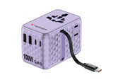 Mobile - Adapters & Chargers - Verbatim Charge ’n’ Travel 100W Travel Adapter w/ Cable Pur - 30193