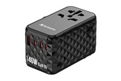 Mobile - Adapters & Chargers - Verbatim UTA-10 power adapter - GaN III universal - 3 x USB-C USB - 140 Watt - 32125