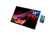 Skärm - 14" Verbatim Portable Touchscreen Monitor Light 14" Full HD 1080p & Wireless Power Supply - 32088