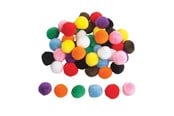 Konst- och hantverksmaterial - Colorations - Colored Pompoms 5cm 50pcs. - CHLGPOMS