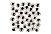 Konst- och hantverksmaterial - Creativ Company - Wiggle Eyes Non-Adhesive 12mm 1000pcs. - 501121