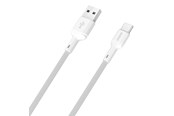USB-kabel - Dudao L9T 5A USB-A - USB-C Cable 1m - White - 6976625335534