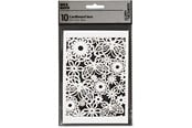 Konst- och hantverksmaterial - Creativ Company - Pattern Cardboard White 10 pcs. - 216901