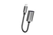 USB-kabel - Dudao L15T OTG Adapter USB-C - USB-A - Gray - 6976625335619