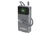 PowerBank - Dudao K31 Pro 45W 20000mAh Power Bank with Built-in Retractable USB-C Cable - Gray PowerBank - Grey - 20000 mAh - 6977196682010