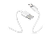USB-kabel - Dudao cable USB / Lightning 3A 1m white (L1L white) - 6970379613757