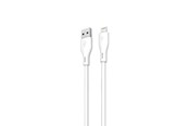 USB-kabel - Dudao USB / Lightning 3A 1m white cable (L2L 1m white) - 6970379613849