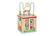 Babyleksaker - Small Foot - Wooden Motor Skills Cube - Jungle Friends - 12765