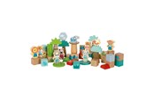 Lärande & Utbildning - Small Foot - Wooden Building Blocks Jungle Friends - 50 pcs - 12768
