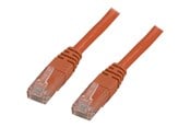 Nätverkskabel - Deltaco TP-607-OR - patch cable - 75 cm - orange - Orange - 0.7 meter - TP-607-OR