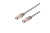 Nätverkskabel - Deltaco STP-60AU - patch cable - 50 cm - grey - Grå - 0.5 meter - STP-60AU