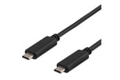 USB-kabel - Deltaco USBC-1054 - USB-C cable - 24 pin USB-C to 24 pin USB-C - 1 m - USBC-1054
