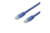 Nätverkskabel - Deltaco patch cable - 30 cm - blue - Blå - 0.3m - TP-603BAU