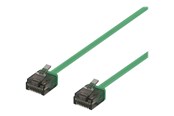 Nätverkskabel - Deltaco patch cable - 50 cm - green - Grön - 0.5 meter - UUTP-2012