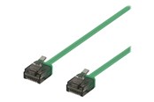 Nätverkskabel - Deltaco patch cable - 1 m - green - Grön - 1m - UUTP-2022