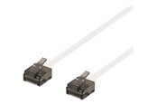 Nätverkskabel - Deltaco patch cable - 1.5 m - white - Vit - 1m - UUTP-2038