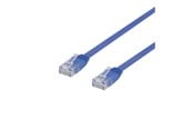 Nätverkskabel - Deltaco patch cable - 50 cm - blue - Blå - 0.5m - TP-60B-FL