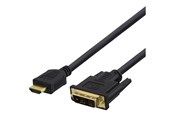Displaykabel - Deltaco HDMI-116D - adapter cable - HDMI / DVI - 7 m - HDMI-116D