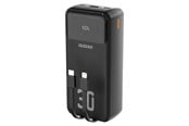 PowerBank - Dudao K15MAX PD 22.5 W Powerbank with Built-in Cables - Black PowerBank - Svart - 30000 mAh - 6977196682478