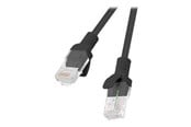 Nätverkskabel - Lanberg patch cable - 10 m - black RAL 9004 - Svart - 10m - PCU6-10CC-1000-BK