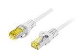 Nätverkskabel - Lanberg patch cable - 50 cm - grey RAL 7035 - Grå - 0.5m - PCF6A-10CU-0050-S
