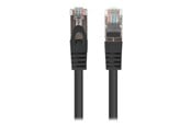 Nätverkskabel - Lanberg patch cable - 1.5 m - black RAL9004 - Svart - 1m - PCF6-20CC-0150-BK