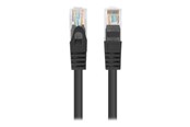 Nätverkskabel - Lanberg patch cable - 7.5 m - black RAL9004 - Svart - 7.5m - PCU6-10CC-0750-BK
