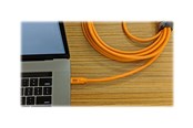 USB-kabel - Tether Tools TetherPro - USB-C cable - 24 pin USB-C to mini-USB Type B - 4.6 m - CUC2415-ORG