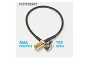 Antennkabel - Finnsat adapter cable SMA female - TS9 - STK-01