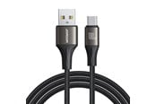 USB-kabel - Joyroom Light-Speed Series S-A25 USB-A / USB-C cable 100W 1.2m - black - 6941237109989