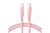 USB-kabel - Joyroom Multi-Color Series S-A34 USB-C / USB-C PD 60W 1m Cable - Pink - 6941237110176